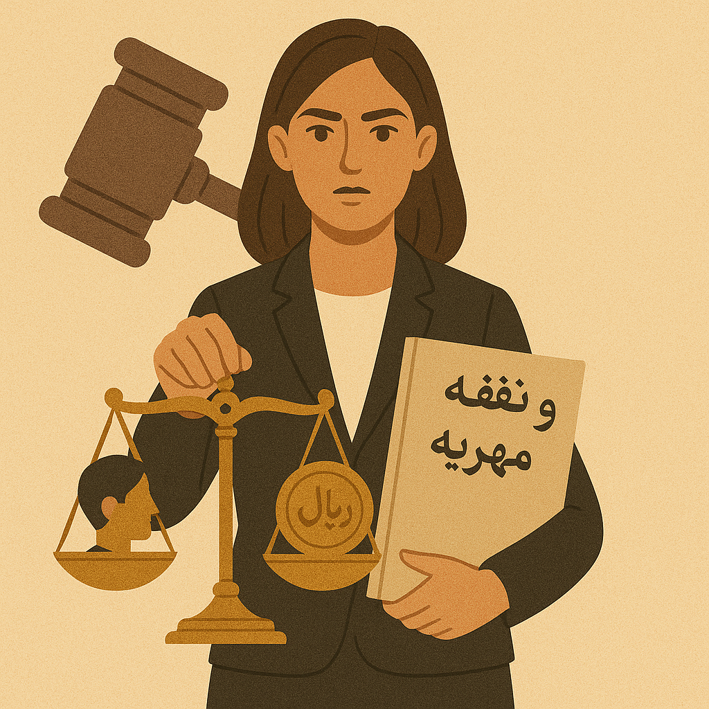 تصویر مرتبط با وکیل نفقه و مهریه و حقوق مالی زوجین